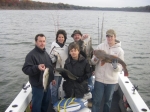 Winter fishing for Lake Texoma stripers
