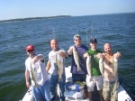 early fall striper fishing is fast and furious