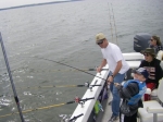 Stripers caught on Lake Texoma with Stripers Inc. guide Brian Prichard