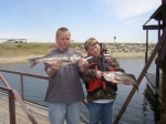 Stripers caught on Lake Texoma with Stripers Inc. guide, Brian Prichard