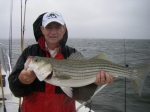 Striper caught on Lake Texoma with fishing guide Brian Prichard