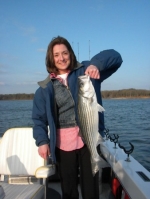 Stripers Caught on Lake Texoma with Stripers Inc Guide Brian Prichard